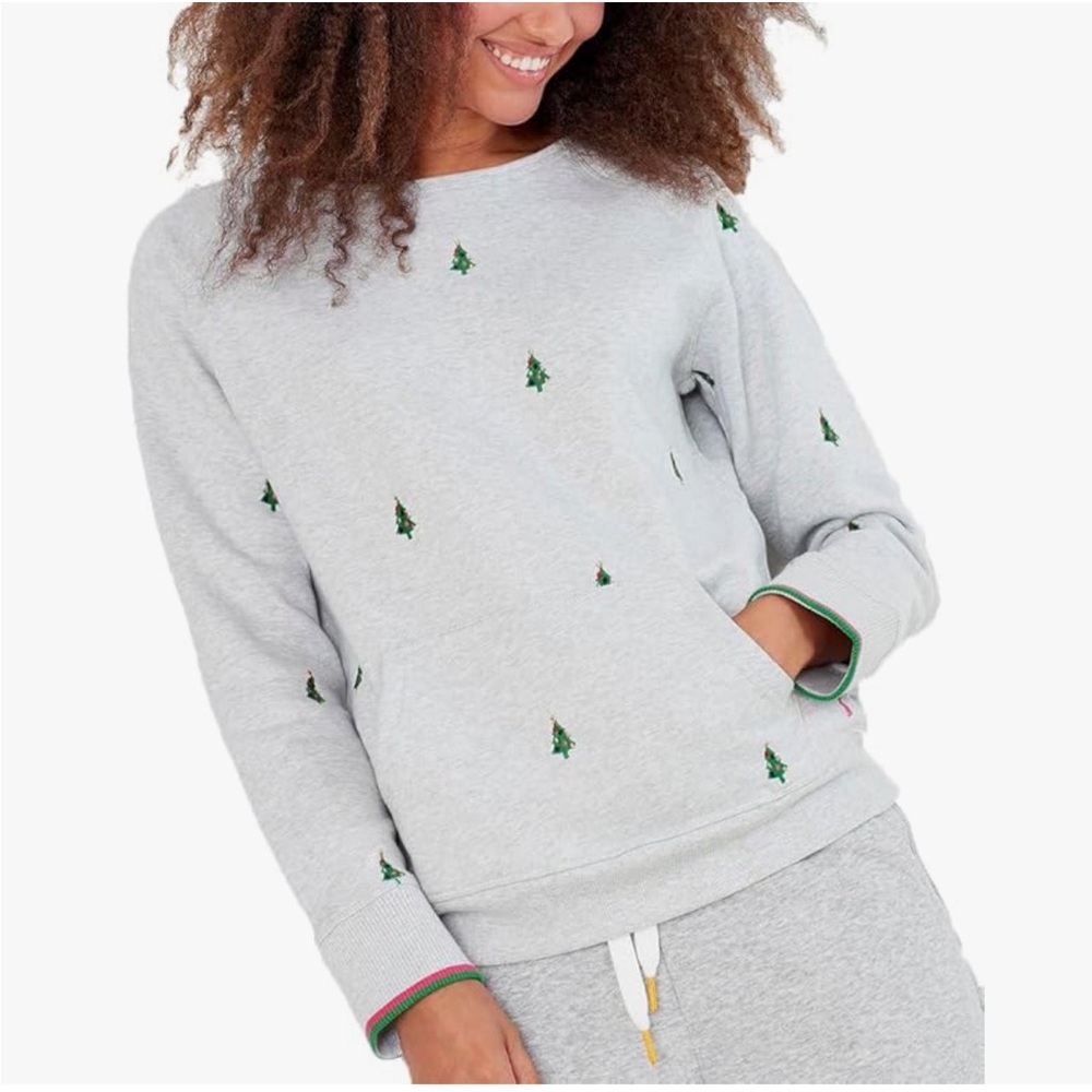 Joules Festive Christmas Sweatshirt
